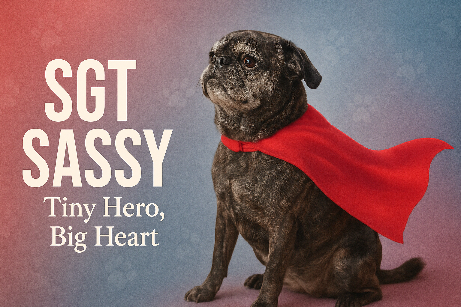 SGT Sassy Lead Service Animal